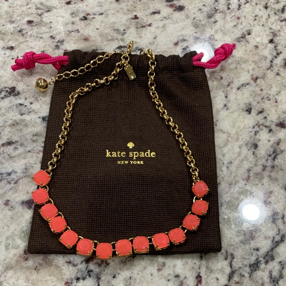 NWOT Kate Spade squared away necklace